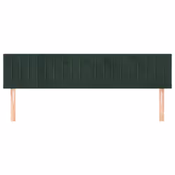 VidaXL 346281 tête de lit et pied de lit Vert foncé