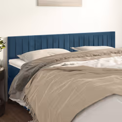 VidaXL 346282 tête de lit et pied de lit Bleu foncé