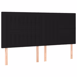 VidaXL 346286, Noir, Polyester, Bois, 2000 mm, 78 cm, 88 cm, 50 mm