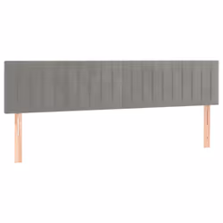 VidaXL 346292, Gris clair, Polyester, Bois, 2000 mm, 78 cm, 88 cm, 50 mm