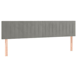 VidaXL 346292 tête de lit et pied de lit Gris clair