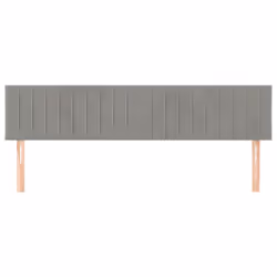 VidaXL 346292 tête de lit et pied de lit Gris clair