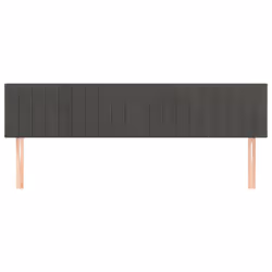 VidaXL 346293 tête de lit et pied de lit Gris foncé