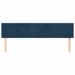 VidaXL 346296 tête de lit et pied de lit Bleu foncé