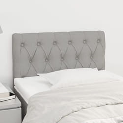 Tête de lit Gris clair 80x7x78/88 cm Tissu Vidaxl