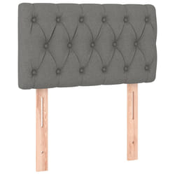 VidaXL 346299 tête de lit et pied de lit Gris foncé