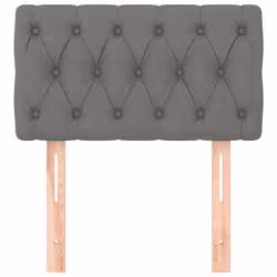 VidaXL 346299 tête de lit et pied de lit Gris foncé