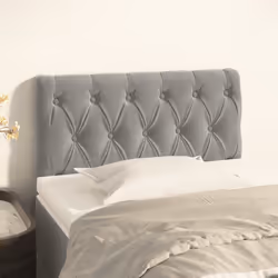 VidaXL 346306 tête de lit et pied de lit Gris clair