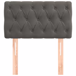 VidaXL 346307 tête de lit et pied de lit Gris foncé