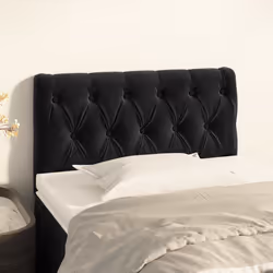 VidaXL 346308 tête de lit et pied de lit Noir