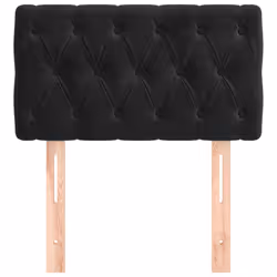 VidaXL 346308 tête de lit et pied de lit Noir