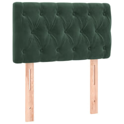 VidaXL 346309 tête de lit et pied de lit Vert foncé