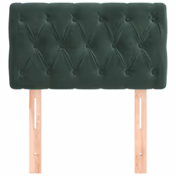 VidaXL 346309 tête de lit et pied de lit Vert foncé