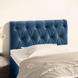 VidaXL 346310 tête de lit et pied de lit Bleu foncé