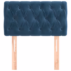 VidaXL 346310 tête de lit et pied de lit Bleu foncé