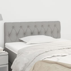 Tête de lit Gris clair 90x7x78/88 cm Tissu Vidaxl