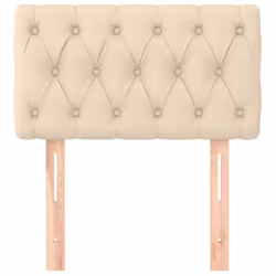 VidaXL 346317 tête de lit et pied de lit Crème