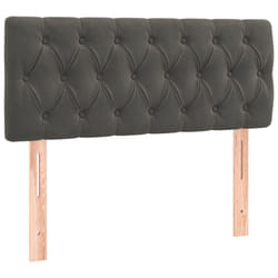 VidaXL 346321 tête de lit et pied de lit Gris foncé