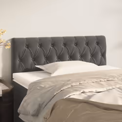 VidaXL 346321 tête de lit et pied de lit Gris foncé