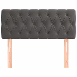 VidaXL 346321 tête de lit et pied de lit Gris foncé
