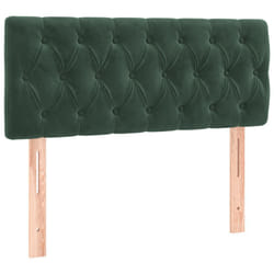 VidaXL 346323 tête de lit et pied de lit Vert foncé