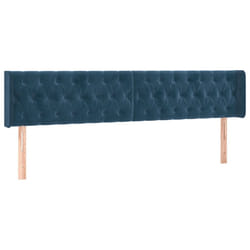VidaXL 346324 tête de lit et pied de lit Bleu foncé