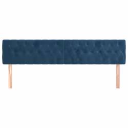 VidaXL 346324 tête de lit et pied de lit Bleu foncé