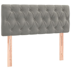 VidaXL 346334 tête de lit et pied de lit Gris clair