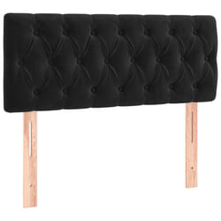 VidaXL 346336 tête de lit et pied de lit Noir