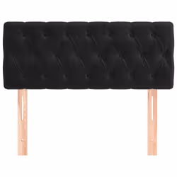 VidaXL 346336 tête de lit et pied de lit Noir