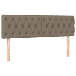 VidaXL 346344 tête de lit et pied de lit Taupe