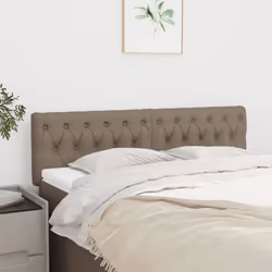 VidaXL 346344 tête de lit et pied de lit Taupe