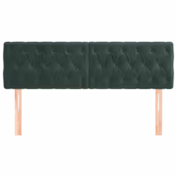VidaXL 346351 tête de lit et pied de lit Vert foncé