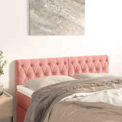 VidaXL 346353 tête de lit et pied de lit Rose