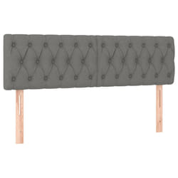 VidaXL 346355 tête de lit et pied de lit Gris foncé
