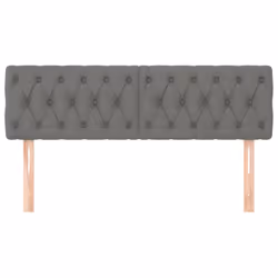 VidaXL 346355 tête de lit et pied de lit Gris foncé