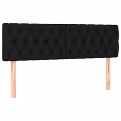 VidaXL 346356, Noir, Polyester, Bois, 1600 mm, 78 cm, 88 cm, 70 mm