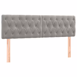VidaXL 346362, Gris clair, Polyester, Bois, 1600 mm, 78 cm, 88 cm, 70 mm