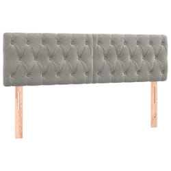 VidaXL 346362 tête de lit et pied de lit Gris clair