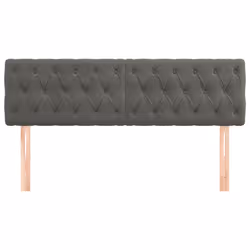 VidaXL 346363 tête de lit et pied de lit Gris foncé