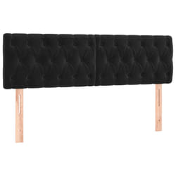 VidaXL 346364 tête de lit et pied de lit Noir