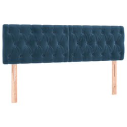 VidaXL 346366 tête de lit et pied de lit Bleu foncé