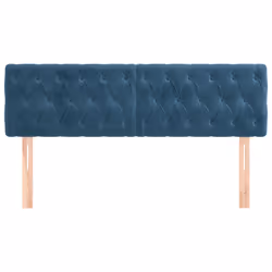 VidaXL 346366 tête de lit et pied de lit Bleu foncé