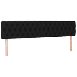 VidaXL 346370 tête de lit et pied de lit Noir
