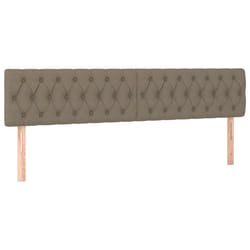 VidaXL 346372 tête de lit et pied de lit Taupe