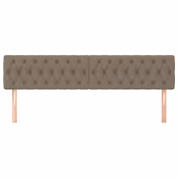 VidaXL 346372 tête de lit et pied de lit Taupe