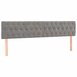 VidaXL 346376, Gris clair, Polyester, Bois, 1800 mm, 78 cm, 88 cm, 70 mm