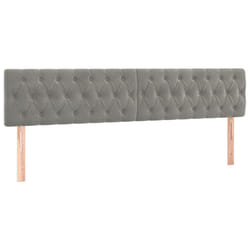 VidaXL 346376 tête de lit et pied de lit Gris clair