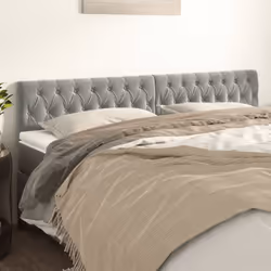 VidaXL 346376 tête de lit et pied de lit Gris clair