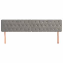 VidaXL 346376 tête de lit et pied de lit Gris clair